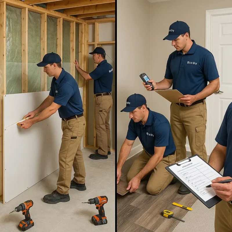 Repairs and Reconstruction process in Port Richmond, NY